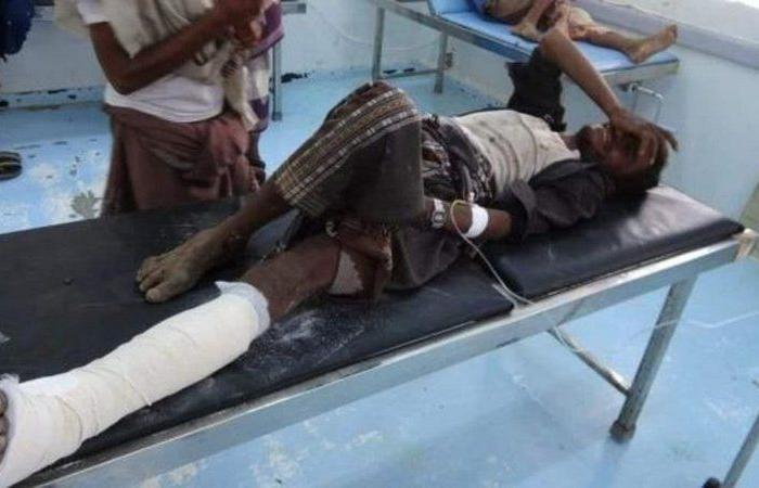إصابة مواطن في انفجار لغم حوثي وتدمير سيارته غربي اليمن