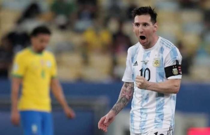 ميسى يتدرب منفردا مع منتخب الأرجنتين إستعدادا لمباراتى أورواجوي والبرازيل