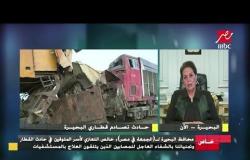 نادية عبده محافظة البحيرة: نعمل وفق خطة الرئيس لتطوير منظومة السكك الحديدية