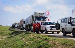 قافلة إنسانية لـ 50 ألف شخص تصل إلى مدينة منبج شمالي سوريا