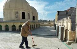 أوقاف شمال سيناء تطهر المساجد استعدادًا لصلاة الجمعة