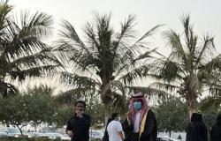 سكان جدة يحتلفون بيوم التأسيس بالزي التقليدي على الواجهة البحرية