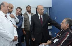عبد العزيز فاضل يتفقد مستسشفى مصر للطيران