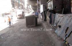 استجابة لـ"اليوم السابع".."الجيزة" ترفع القمامة من أمام مدارس صفط اللبن