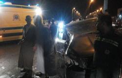 إصابة 4 أشخاص فى حادث تصادم بكفر الشيخ