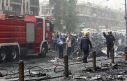 بالصور.. مقتل أكثر من 80 شخصا وإصابة 200 آخرين فى تفجيرى بغداد بالعراق