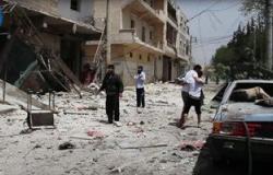 المرصد السورى: مقتل 101 شخص بينهم 29 من قوات النظام فى القصف الجوى