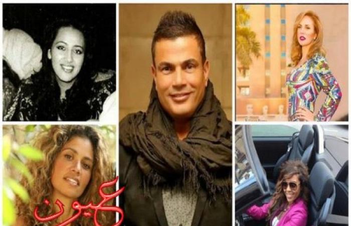 4 نساء في حياة عمرو دياب .. بينهم "شقيقة إلهام شاهين"