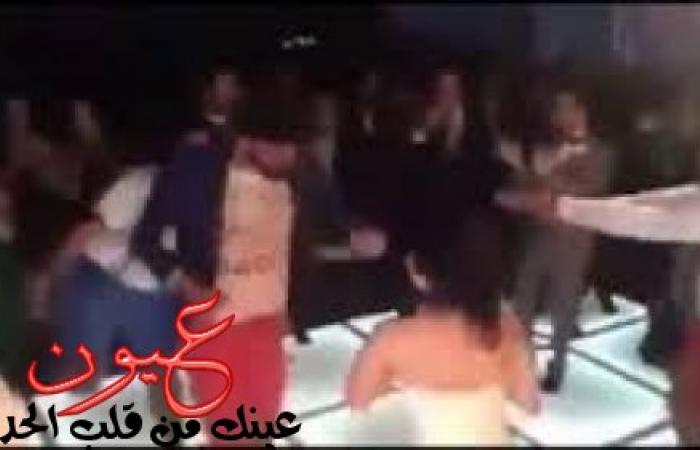 بالفيديو || أقوى تحد في الرقص الشرقي بين عريس وعروسته