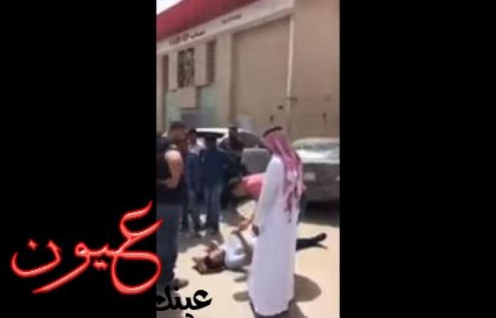بالفيديو || إطلاق نار على مصري أمام بنك بالرياض وسرقة «شقى عمره»