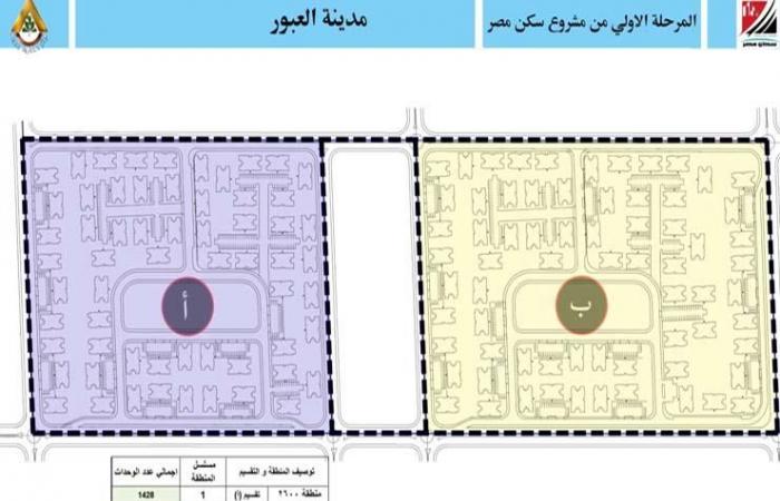 بالصور.. ننشر تقسيمات "سكن مصر" في القاهرة الجديدة وأكتوبر والعبور