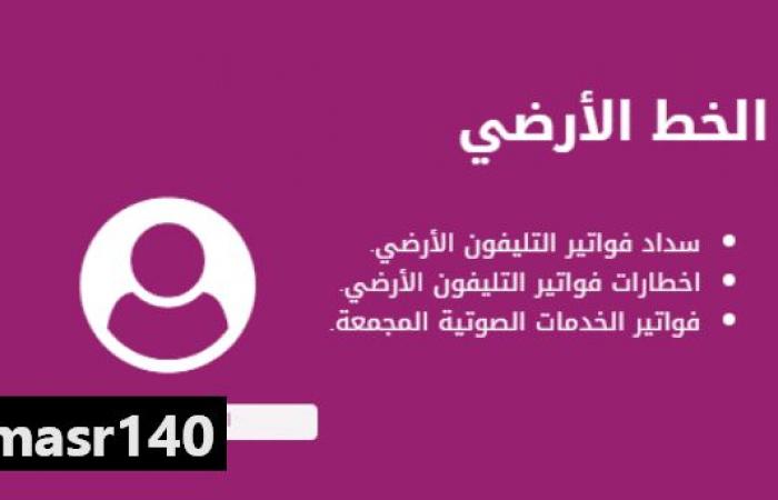 استعلم عن فاتورة التليفون الأرضي شهر يناير 2019 عبر موقع المصرية للاتصالات billing.te.eg