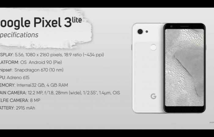تسريب كافة تفاصيل هاتف Pixel 3 Lite من جوجل في فيديو مراجعة على قناة أوكرانية