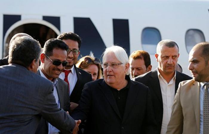 المبعوث الأممي إلى اليمن يصل مطار صنعاء
