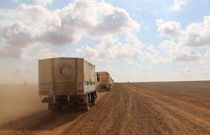 قافلة إنسانية لـ 50 ألف شخص تصل إلى مدينة منبج شمالي سوريا