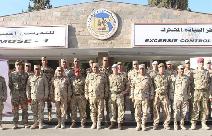 استمرار فاعليات التدريب المشترك المصري البريطاني "أحمس -1" وقائد القوات البريطانية بقبرص يتفقد مراحل التدريب