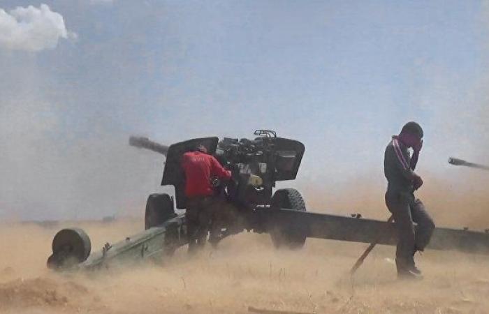 40 صاروخا سوريا تنهمر على أرتال لجبهة النصرة جنوب إدلب