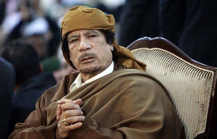 بالفيديو... القذافي يظهر في مقطع نادر