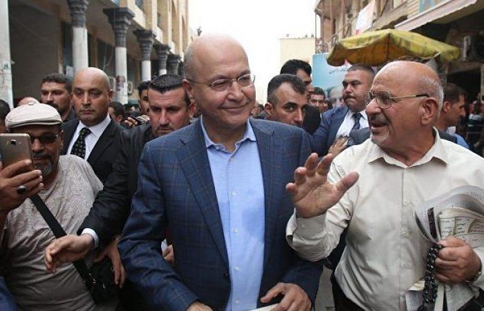 الرئيس العراقي يستقبل وزير الخارجية الإيراني والوفد المرافق له ببغداد