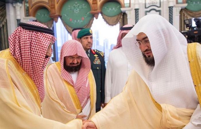 بالصور.. الملك سلمان يستقبل ولي عهد دبي ورئيس "الأمة" الكويتي