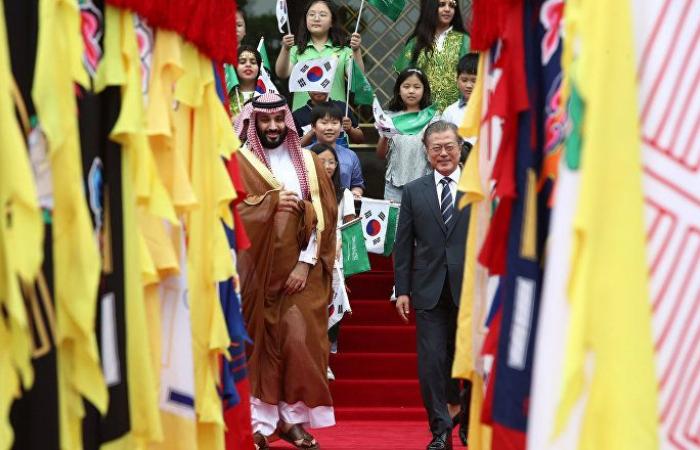 استقبال مهيب لولي العهد السعودي في كوريا... هذا ما كتبه في سجل الزيارات (فيديو+ صور)