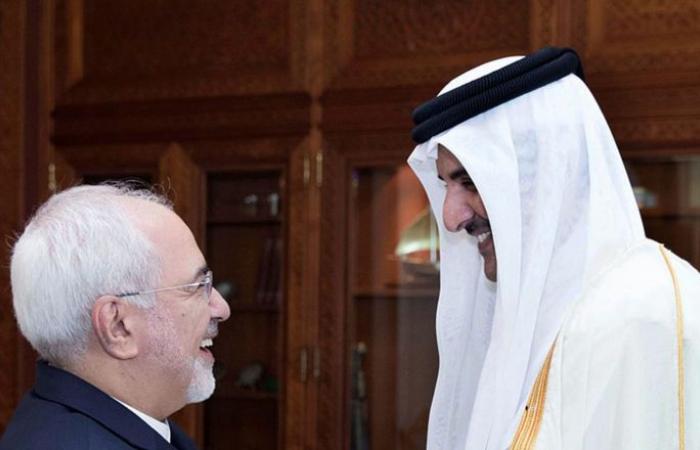 أمير قطر يتسلم "رسالة خطية" من الرئيس الإيراني