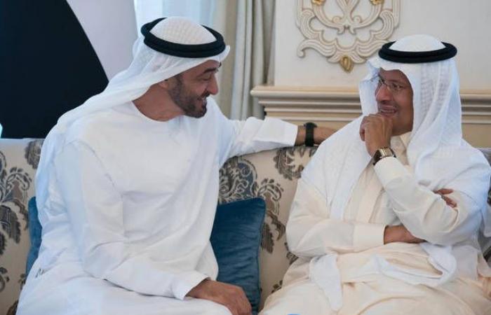 ولي عهد أبوظبي يستقبل وزيرالطاقة السعودي الجديد (فيديو)