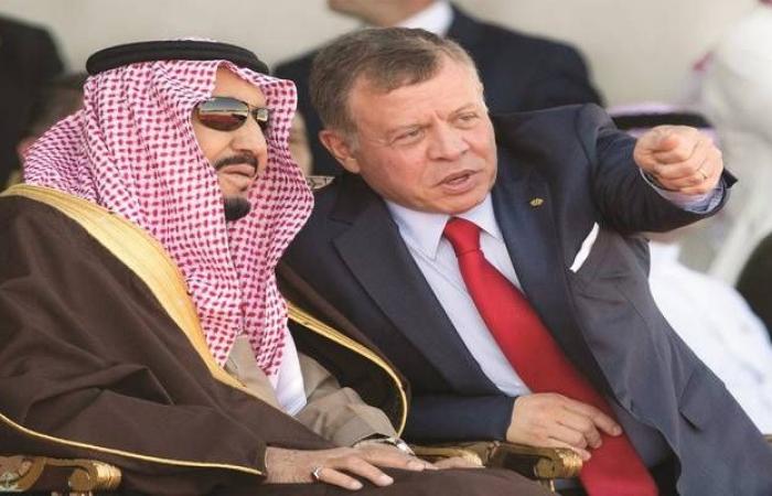 الملك عبدالله لخادم الحرمين: الأردن تدين الاعتداء على معملي أرامكو