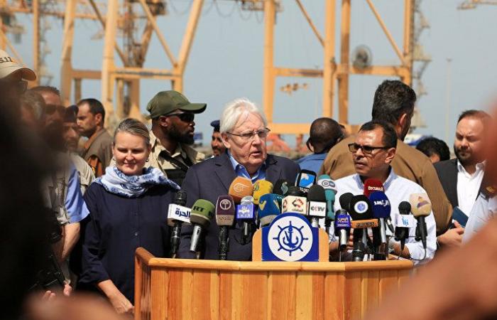 غريفيث يعرب عن قلقه حيال غارات "أنصار الله" على منشآت النفط السعودية