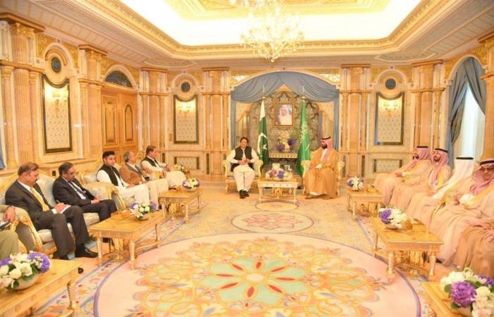 الأمير محمد بن سلمان يستقبل رئيس الوزراء الباكستاني