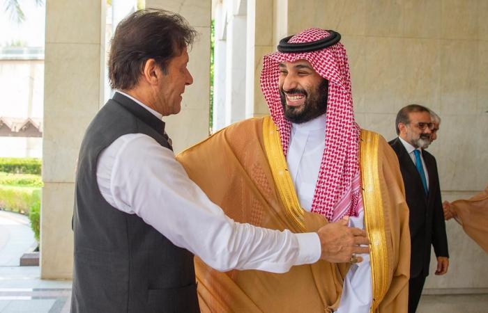 الأمير محمد بن سلمان يستقبل رئيس الوزراء الباكستاني
