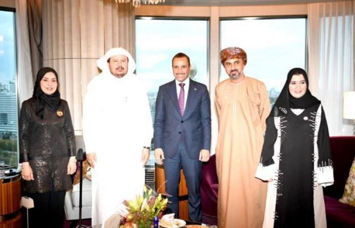 رئيس الأمة الكويتي يلتقي 4 رؤساء مجالس نيابية خليجية