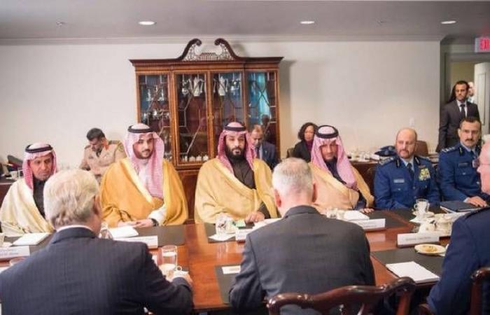 وزير الدفاع الأمريكي لولي العهد:سنقوم بمساعدة السعودية للدفاع عن نفسها