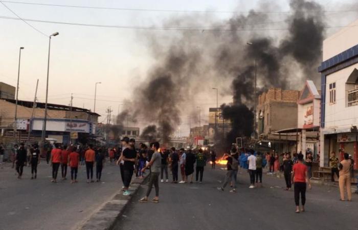 أحداث خفية من قمع تظاهرات ذي قار جنوبي العراق..صور+فيديو