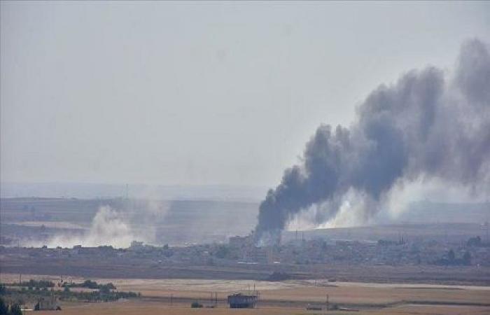 عقب قصف تركي.. تصاعد دخان من الأهداف الإرهابية شمالي سوريا