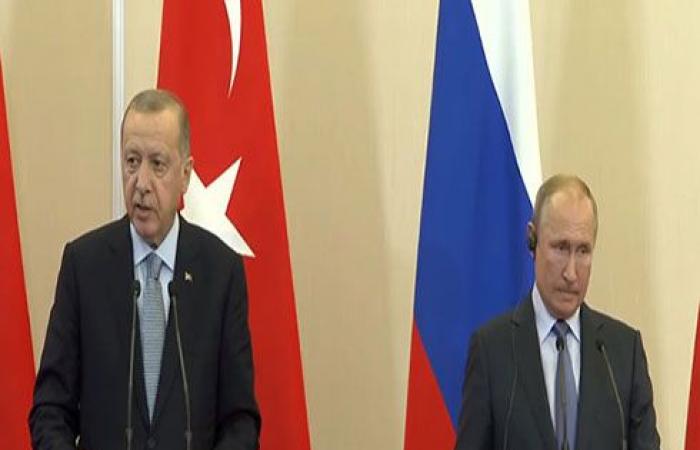 بالفيديو : بوتين وأردوغان يتفقان على نشر الشرطة العسكرية الروسية شمال شرق سوريا