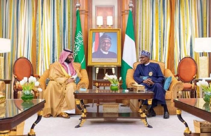 ولي العهد السعودي يبحث التعاون مع نيجيريا بمجال الطاقة والاستثمار
