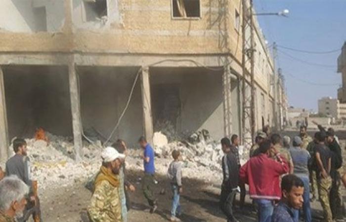 بالفيديو : انفجار سيارة مفخخة وسط مدينة تل أبيض السورية
