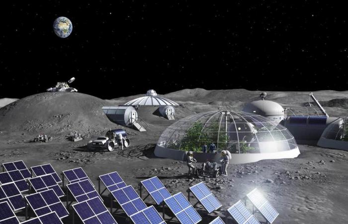 إنتاج الهواء من الغبار القمري كجزء من خطه للعيش على القمر