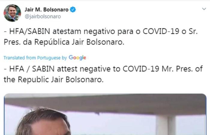 رئيس البرازيل لا يعاني من فيروس كورونا