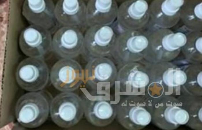ضبط كحول وكمامات مجهولة المصدر ب3 صيدليات في شبرا الخيمة
