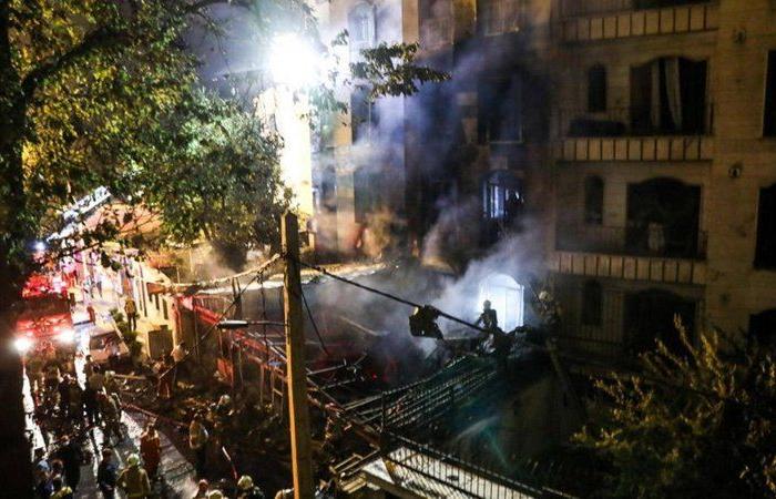 بالفيديو.. لحظة انفجار مركز طبي في طهران ومقتل 19 شخصًا