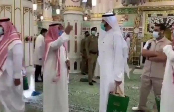 بالفيديو.. وزير الصحة يقوم بجولة تفقدية بالمسجد النبوي الشريف