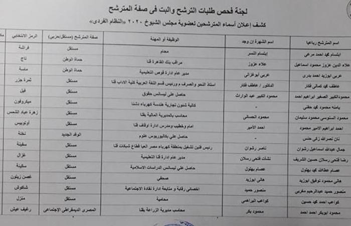 بالصور.. استبعاد 6 مرشحين في قنا من مارثون مجلس الشيوخ وقبول أوراق 41