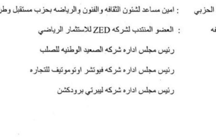 في المركز الأول عبر "تويتر".. من هو أحمد دياب مرشح "مستقبل وطن" لـ"الشيوخ"؟