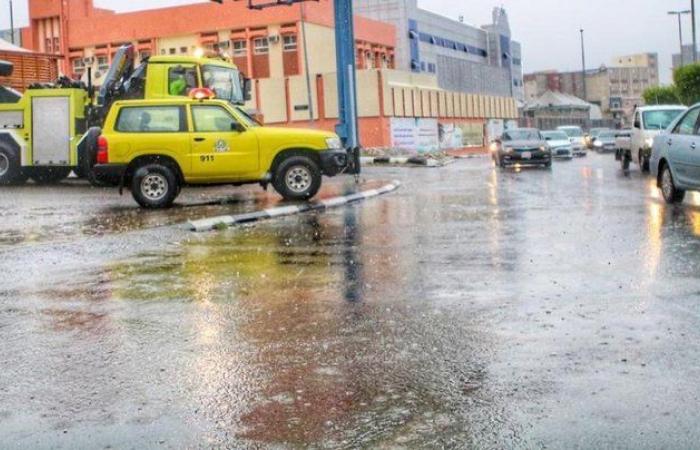 "مدني مكة": أمطار الطائف منسوبها عالٍ وشهدت احتجازات دون وقوع إصابات