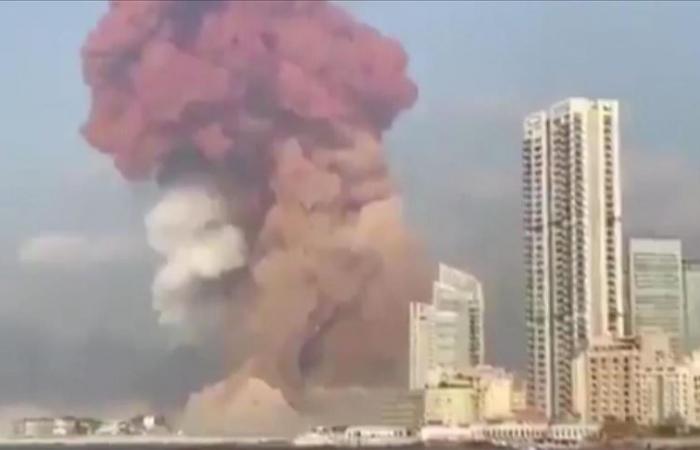 شاهد بالفيديوهات والصور   ...  انفجار مرفأ بيروت