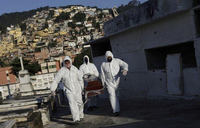البرازيل: 14521 إصابة و447 وفاة جديدة بفيروس كورونا