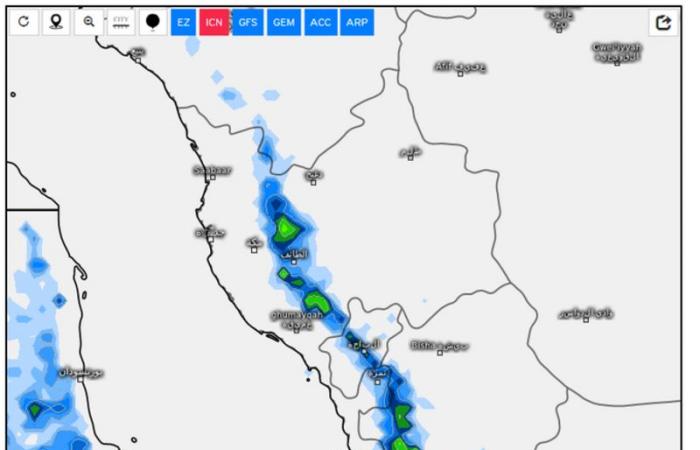 تعرَّف على فرص الهطولات في توقعات "المسند" لأجواء الأربعاء
