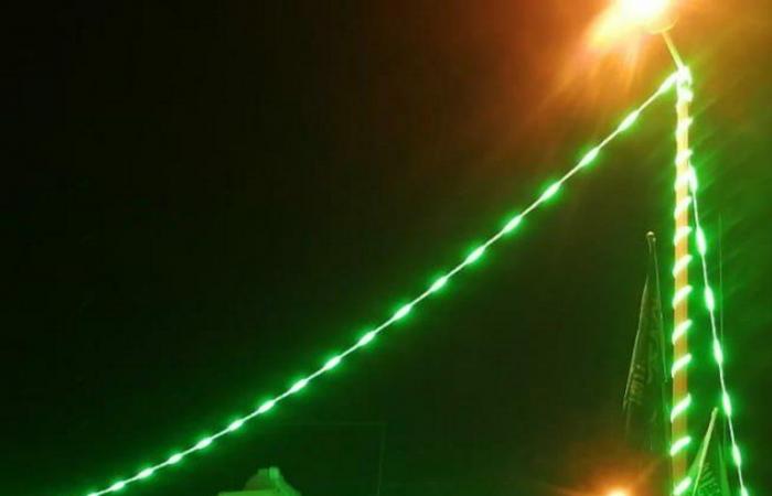 شاهد.. شوارع ومتنزهات "فيفاء" تكتسي بالأخضر احتفالاً بيوم الوطن الـ90
